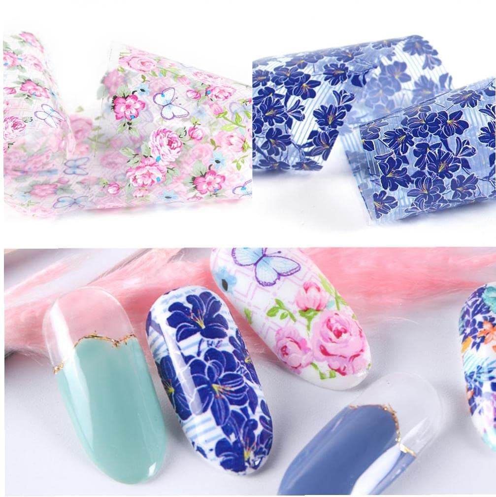 Amazon.co.jp: ネイルシール ネイルフォイルシールセット ネイルアート